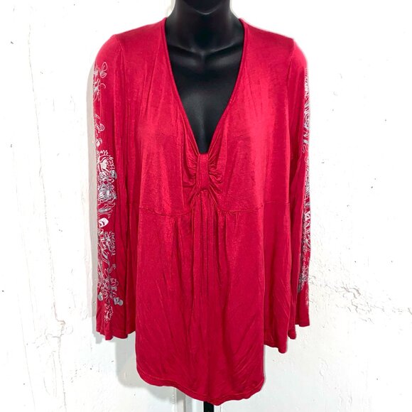 Red and Silver Long Sleeve 3XL - Picture 7 of 9